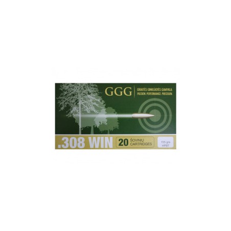 boite de 20 cartouches GGG 308 155GR