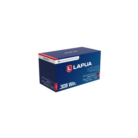 boite de  50 cartouches LAPUA 308 155 GR SCENAR