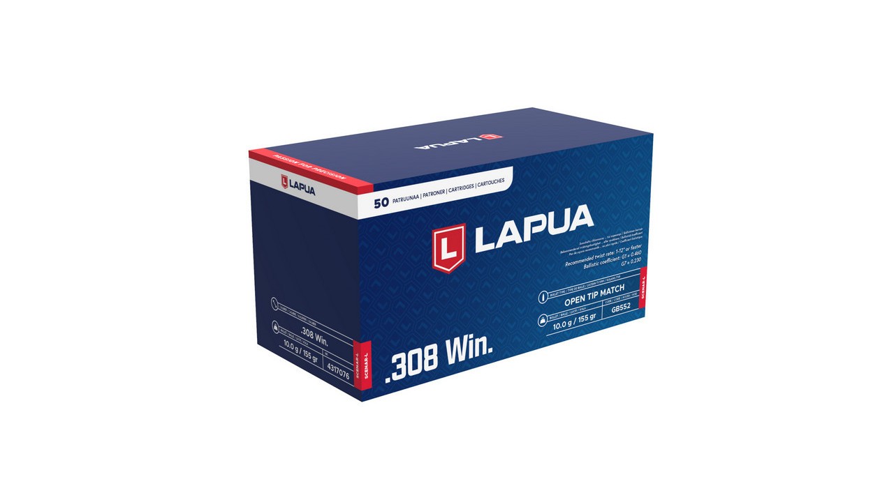 boite de  50 cartouches LAPUA 308 155 GR SCENAR