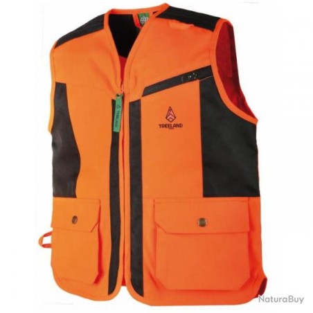 Gilet de chasse enfant orange- Treeland