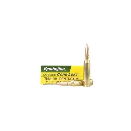 Cartouches Remington 7mm - 08 140 gr
