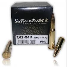 Cartouches Sellier&Bellot 7.62x54R 180gr