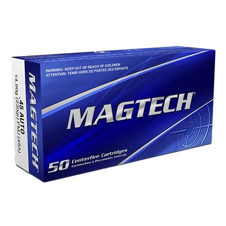 Cartouches Magtech 45acp FMJ 230gr