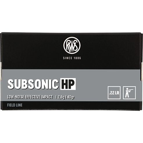 Cartouches RWS Subsonic HP 22LR