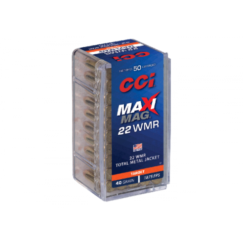 Cartouches CCI Maxi Mag 22LR 40gr cuivre