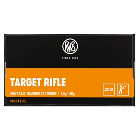 Cartouches RWS Target Rifle 22LR