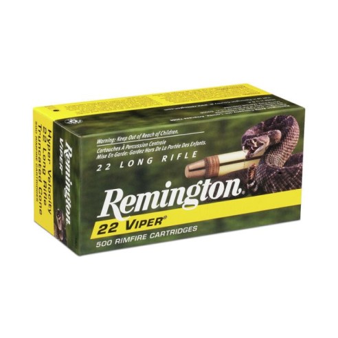 Cartouches Remington Viper HV 22LR 36gr