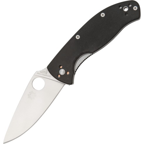 Couteau Spyderco Tenacious G10 Noir