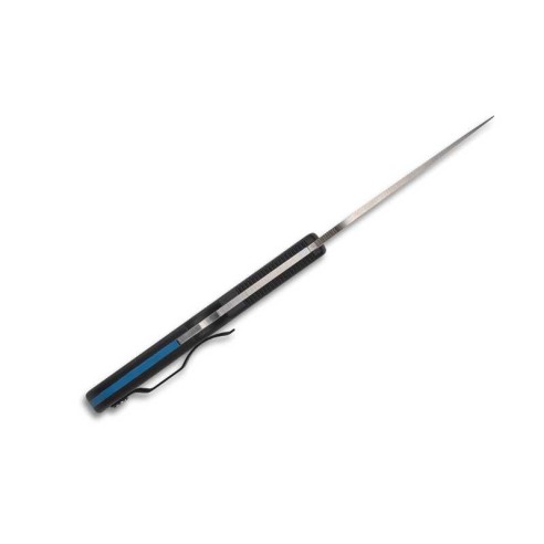 Couteau Spyderco Endura Thin Bleu line noir...