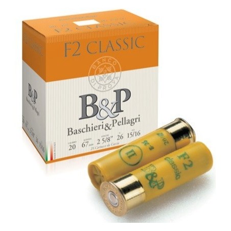 B&P - cartouche F2 Classic cal 20/67