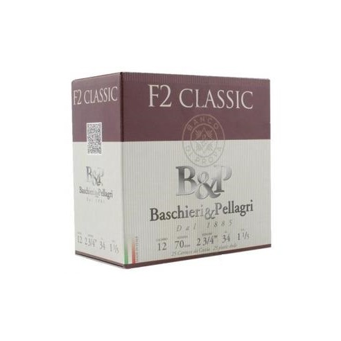 Cartouches Baschieri & Pellagri F2 Classic - 12/70 34gr BJ