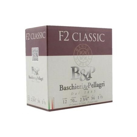 B&P - Cartouches F2 Classic - 12/70 34gr BJ