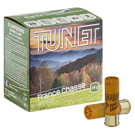 TUNET Cartouches FRANCE CHASSE CAL 20/70