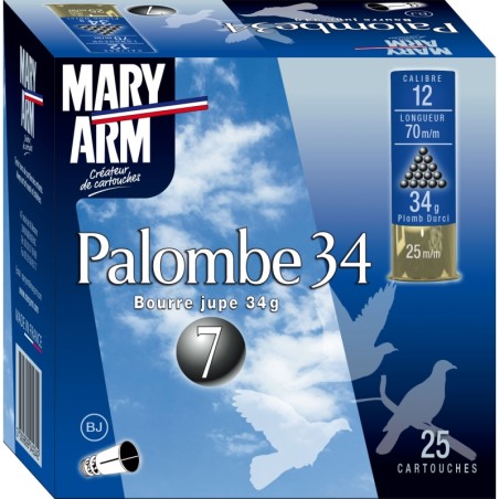 Cartouches Mary Arm Palombe 34 - 12/70 BJ
