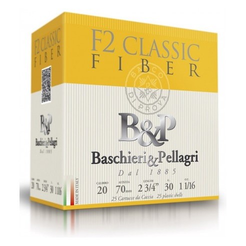 Baschieri & Pellagri - Cartouche F2 CLASSIC FIBER n°9 cal20/70