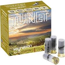 Cartouches Tunet Migration Bourre Grasse Cal 12/70...