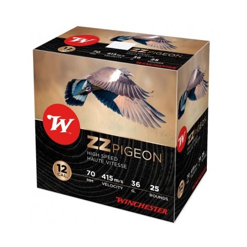 Cartouches Winchester ZZ Pigeon - 12/70 36gr BJ