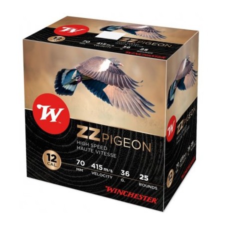 Cartouches Winchester ZZ Pigeon - 12/70 36gr BJ