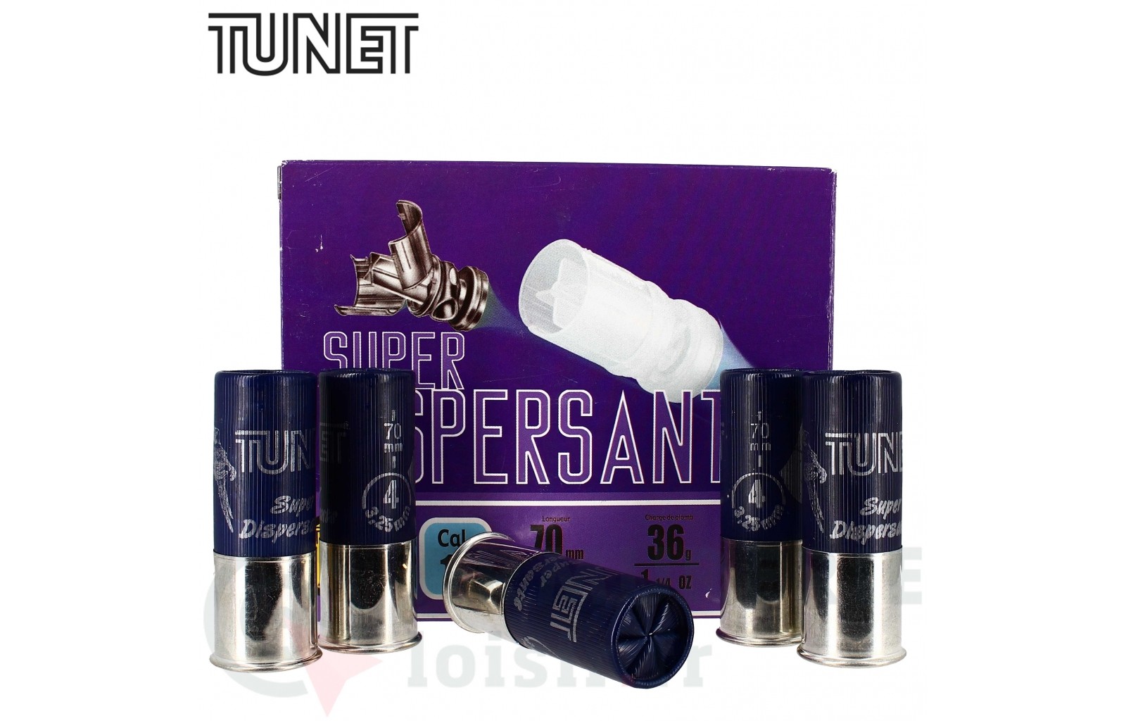 Cartouches Tunet Super Dispersante cal 12/70 (Plombs au...