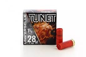 Cartouches Trap Tunet Universelle Cal 12/70 Plb 7.5