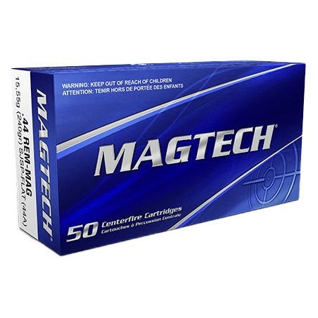 Cartouches Magtech 44Mag SJSP Flat 44gr