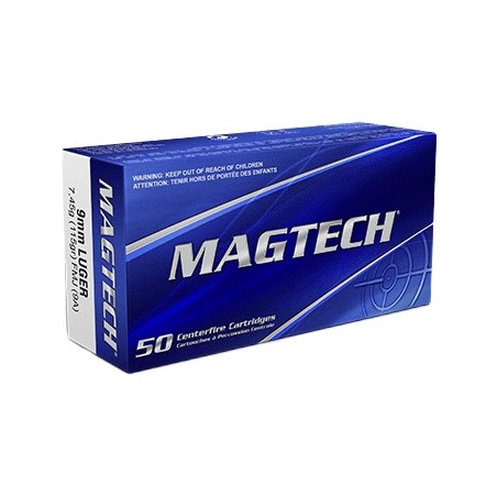 Cartouches Magtech 9X19 FMJ 115gr