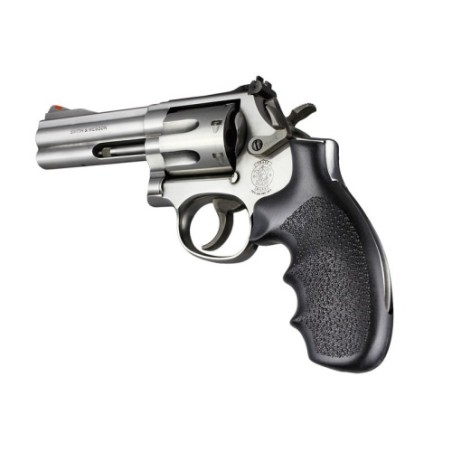 Poignée Smith & Wesson K et L Frame Round Butt Noire