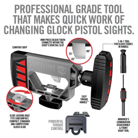 Presse pour organes de visées Glock