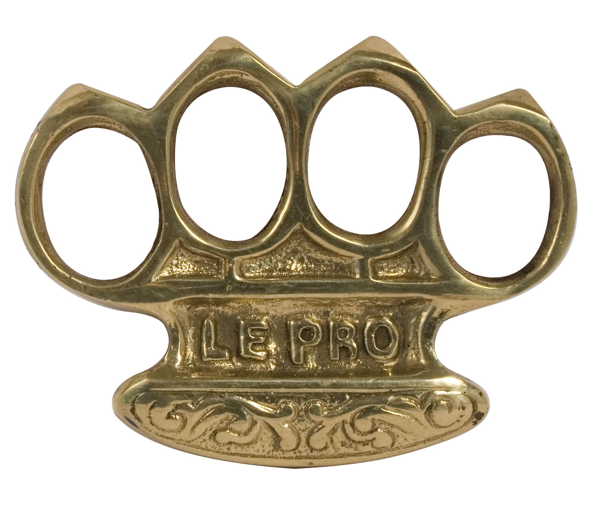 Poing Américain doré - Le pro avec pointes