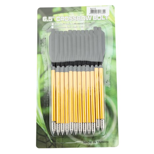 Fléchettes 6.5" pour arbalète shoot again x12