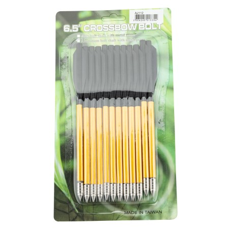 Fléchettes 6.5" pour arbalète shoot again x12