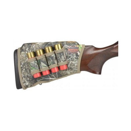 Protection crosse pour fusils avec cartouchière et appuie joue