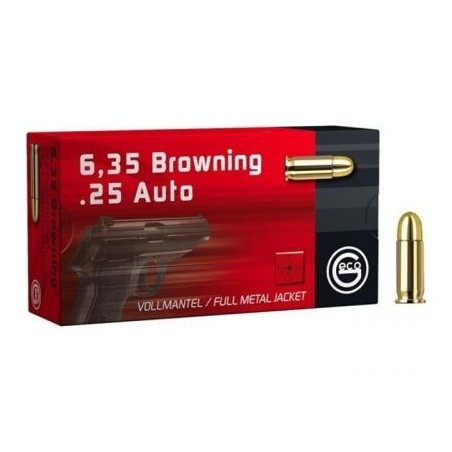 Cartouches Geco 6.35 FMJ