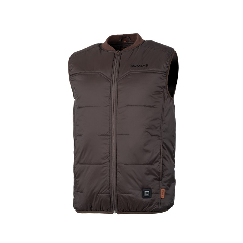 Gilet Chauffant Thermoshield marron