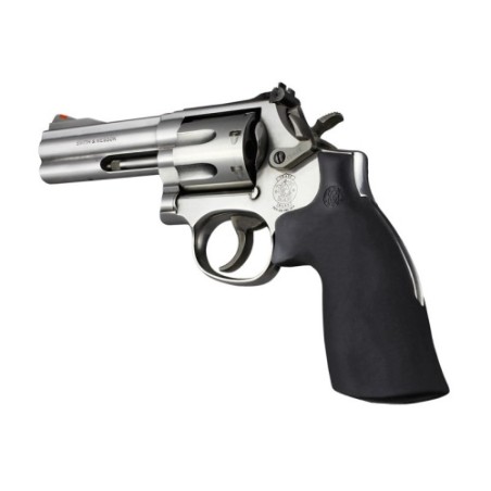 Poignée Hogue Smith & Wesson K, L-Frame Round Butt Noire