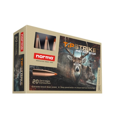 Cartouches Norma 280rem Tipstrike 160gr