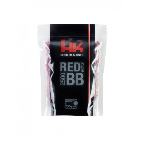 Billes 6mm HK Red 0.25g - x2500