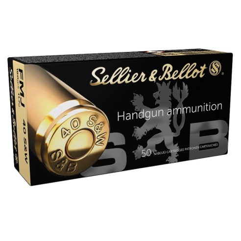 Sellier& Bellot - Cartouche 40S&W FMJ 11.7g