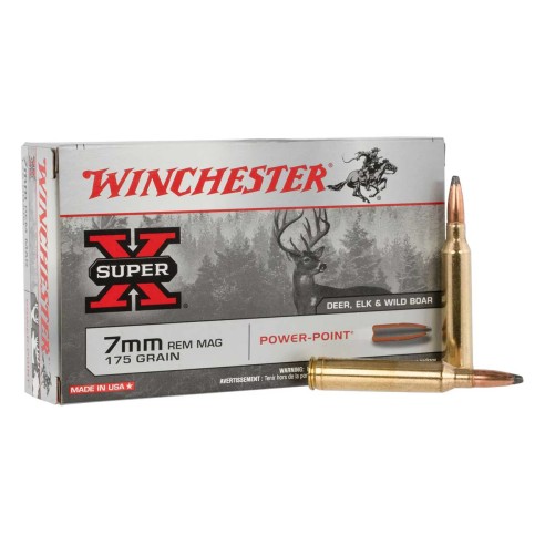 Winchester - Cartouches 7MM REM. super-X 175Gg power