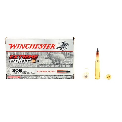 Winchester - Cartouches Cal308  / Extrême point 150GR