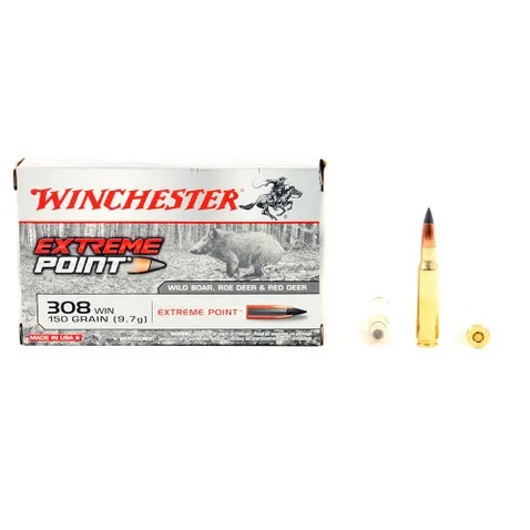 Winchester - Cartouches Cal 308  / Extrême point 150GR