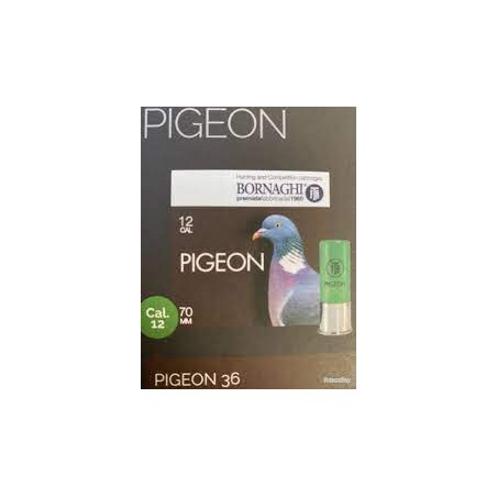 Cartouches Bornaghi Pigeon 36g Cal 12/70 (Plombs au choix)