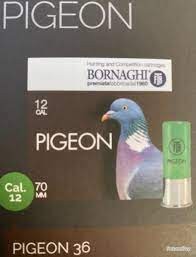 Cartouches Bornaghi Pigeon 36g Cal 12/70 (Plombs au choix)