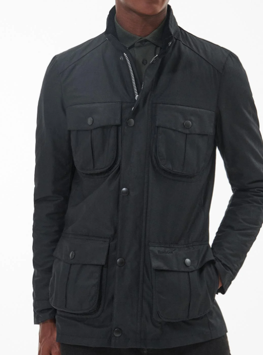 Veste Barbour Corbridge Wax Noire