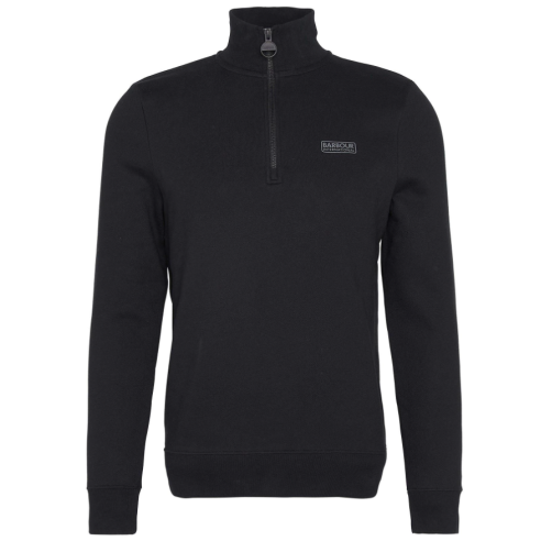 Sweat Barbour Essential avec fermeture éclair Noir