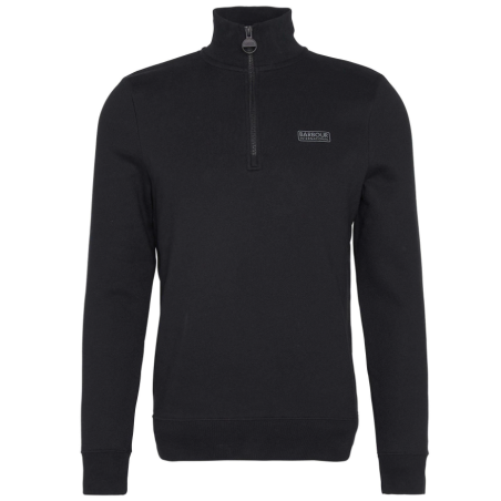 Sweat Barbour Essential avec fermeture éclair Noir