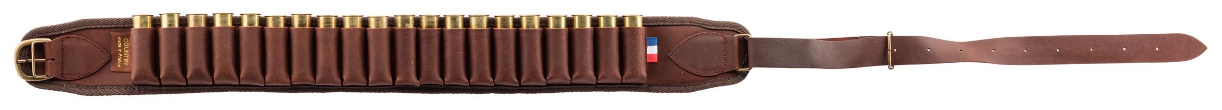 country - Cartouchière cuir cal 12