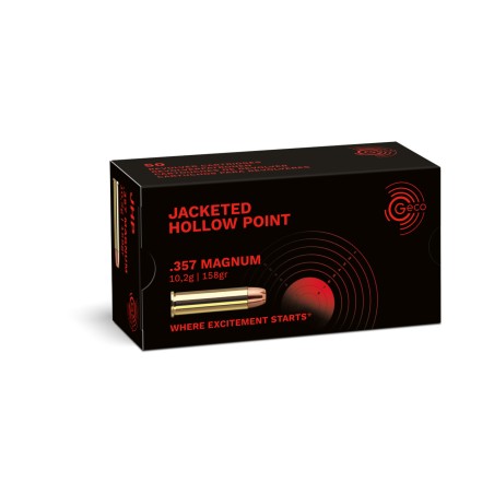 GECO - Cartouches .357 MAG JHP 10.2g/158gr