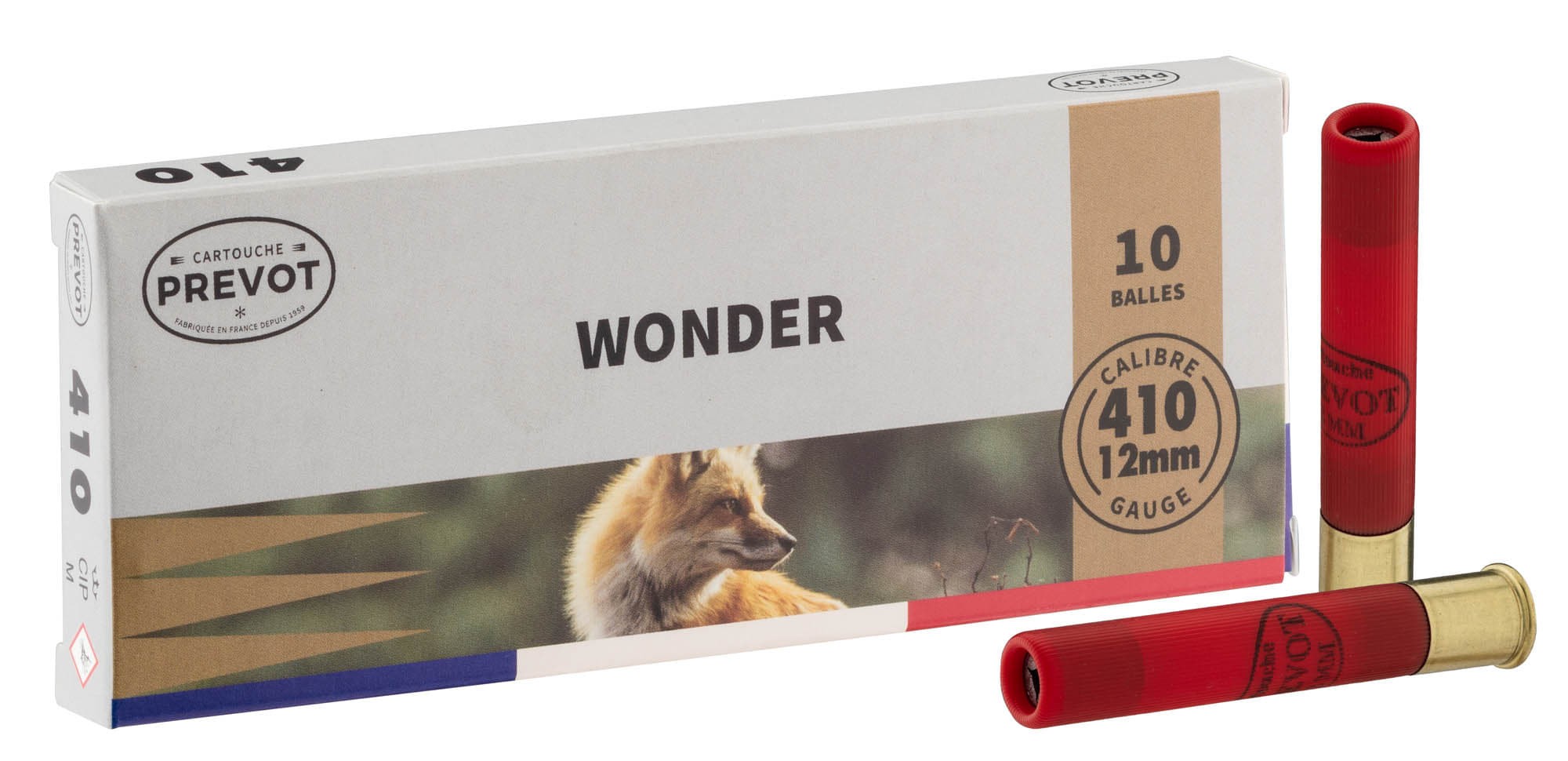 Prevot - Cartouches balles Wonder Cal. 410/76