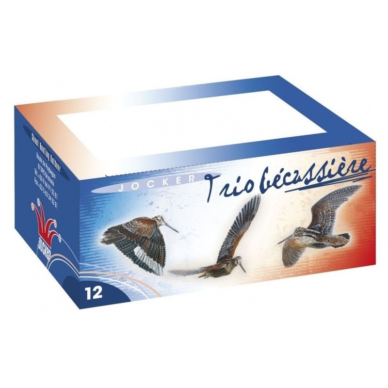 JOCKER - Trio bécassière 36BP cal12 n°8/9/10 Boite de 10
